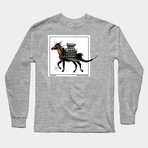 Horsepower Long Sleeve T-Shirt by Airbrush World